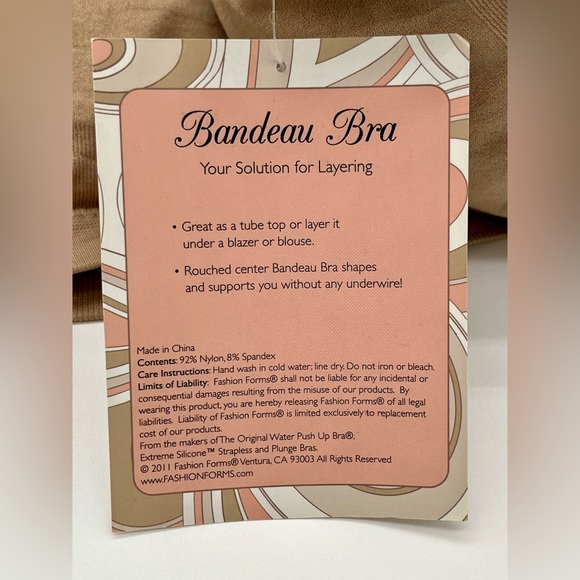 Strapless bandeau bra - Picture 5 of 5